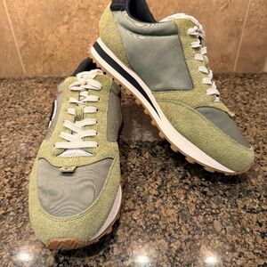 Used - Coach Runner Sneakers 13D Men Army Green/Moss (With Box)